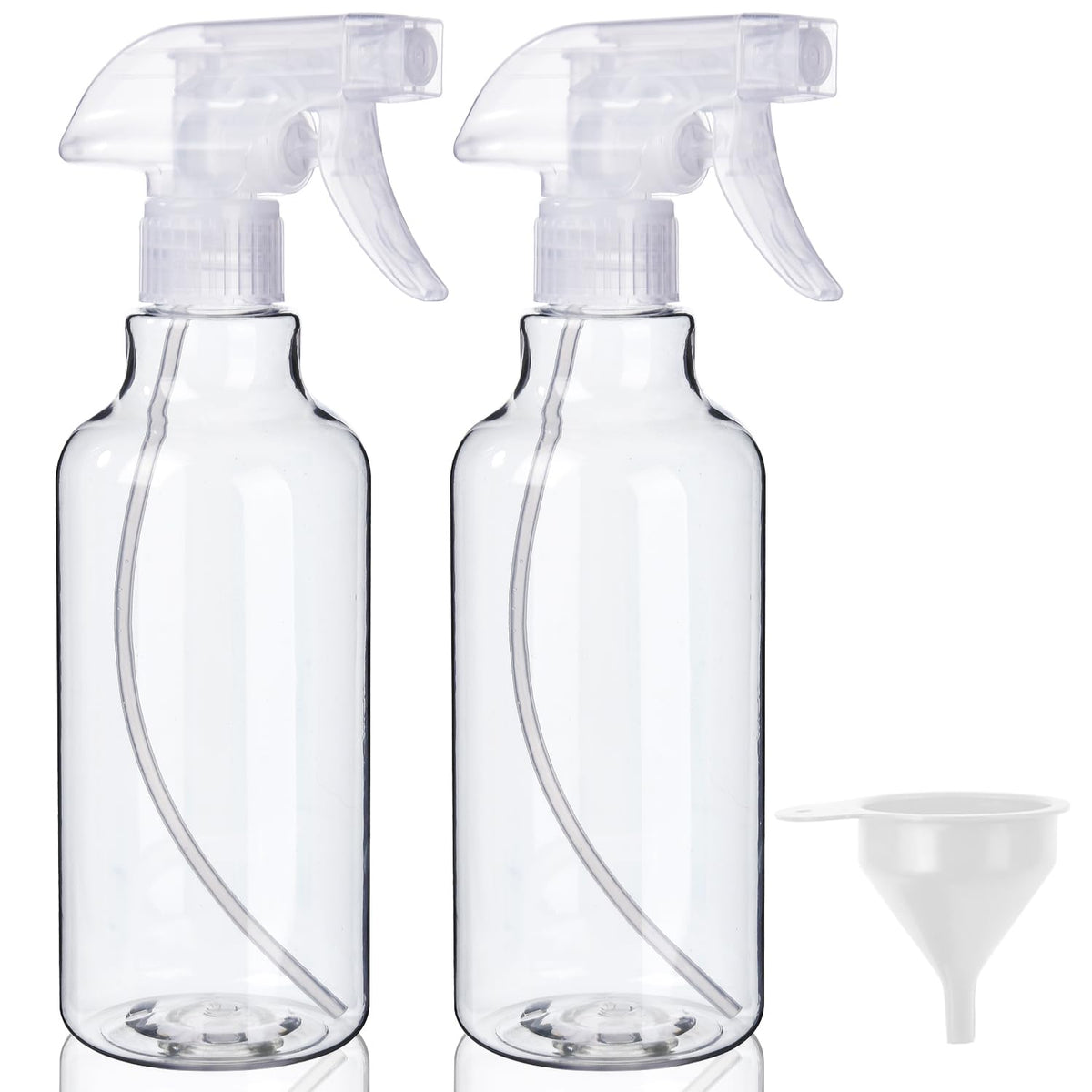 airbee clear twin pack front view showing durable bottles and labels, durable quality