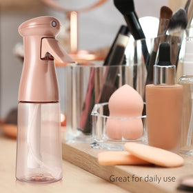airbee spraying hair for styling with even hydration and reduced wet spots