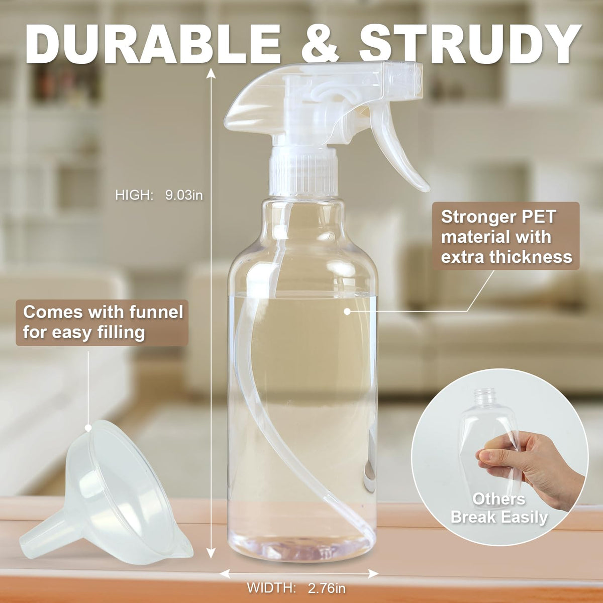 airbee nozzle close-up showing adjustable spray modes, precise spray control