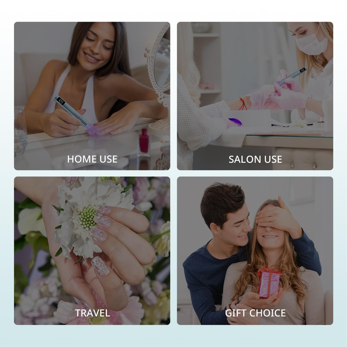 AIRSEE in travel pouch lifestyle shot showing portability and on-the-go use