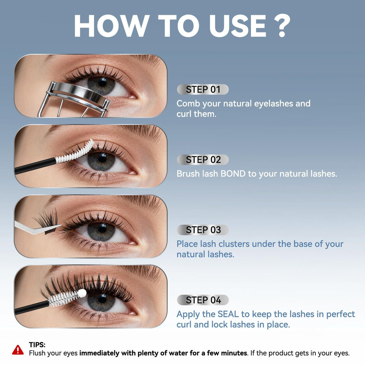 AiryCute label close-up showing product claims and ingredient clarity