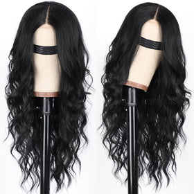 AISI HAIR close-up of lace hairline delivering realistic, glue-free appearance