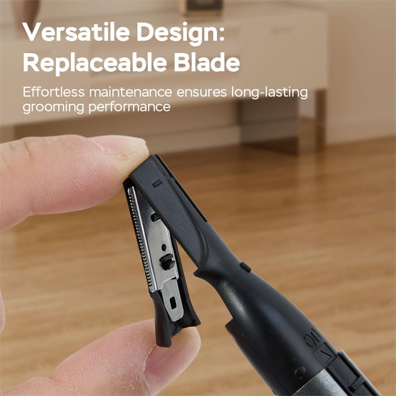aisleek rinseable blade being cleaned under water for easy maintenance