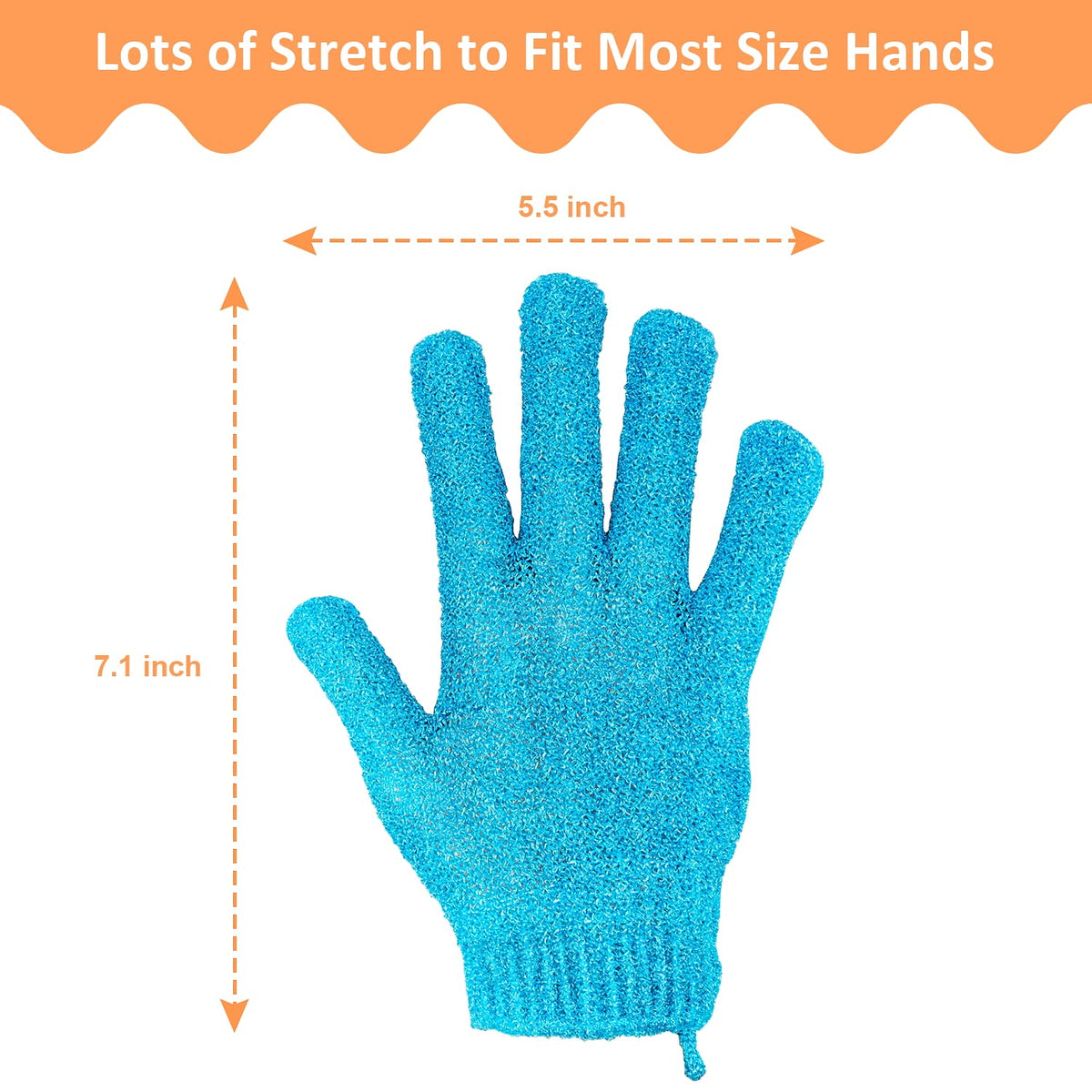 Aisuly glove held in hand showing size and fit advantage