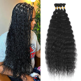 AIVICO front packaging showing 1-pack 4pcs bulk braiding hair with clear product view and quality