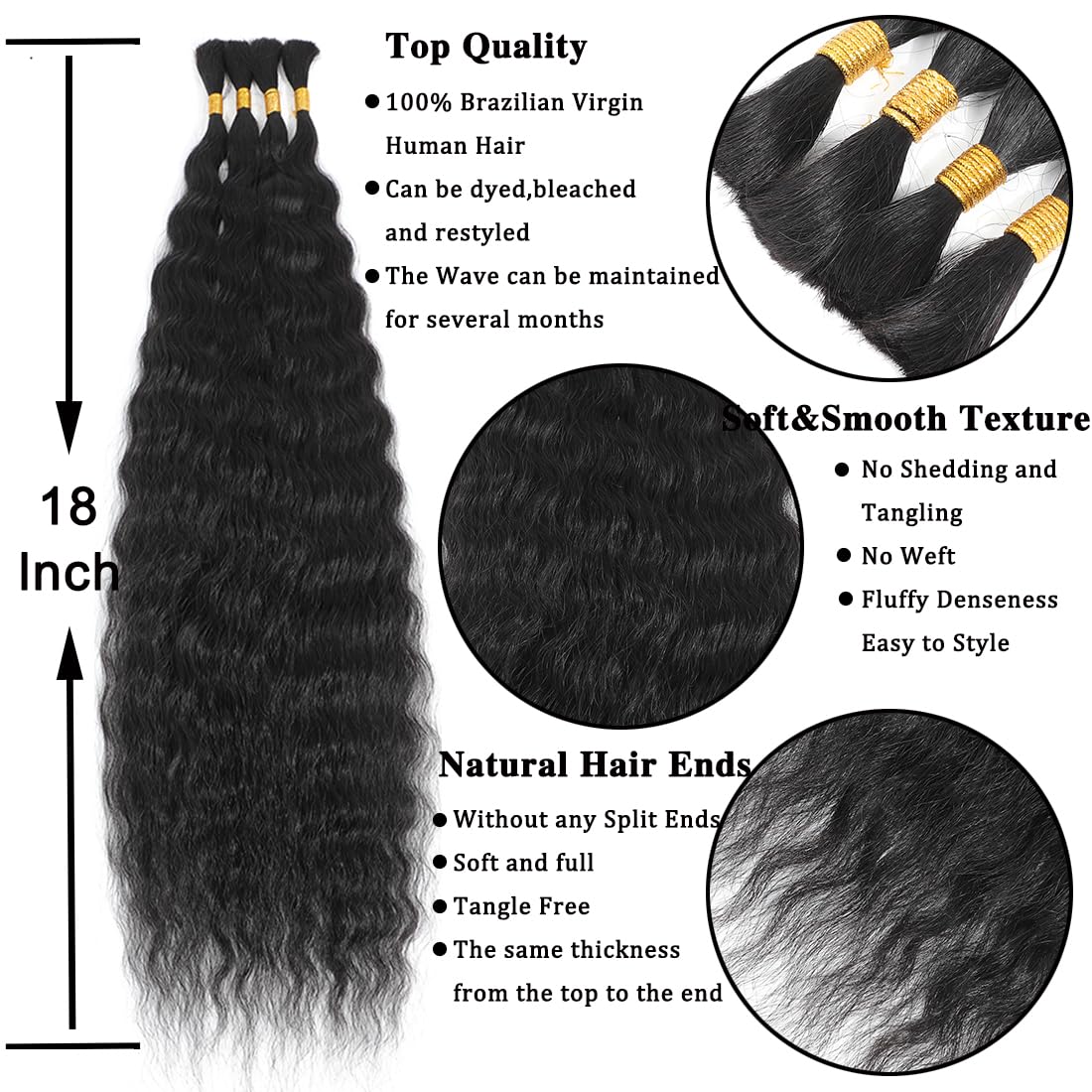 AIVICO hair installed in knotless braids displaying secure blend and comfortable scalp fit