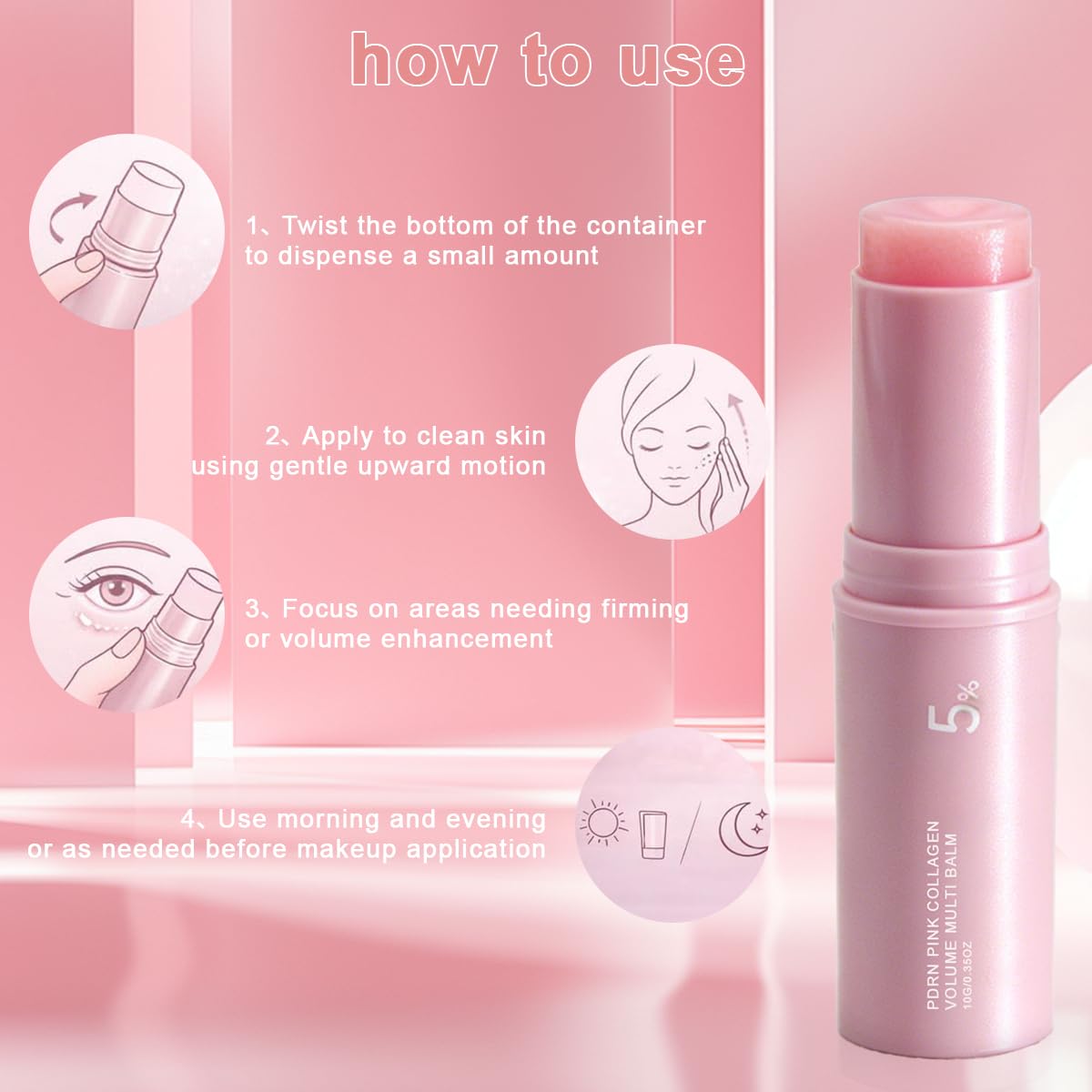 Aiwejay applying balm to neck for targeted smoothing and radiance