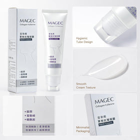 Aiwejay neck cream on bathroom vanity, presents daily routine convenience
