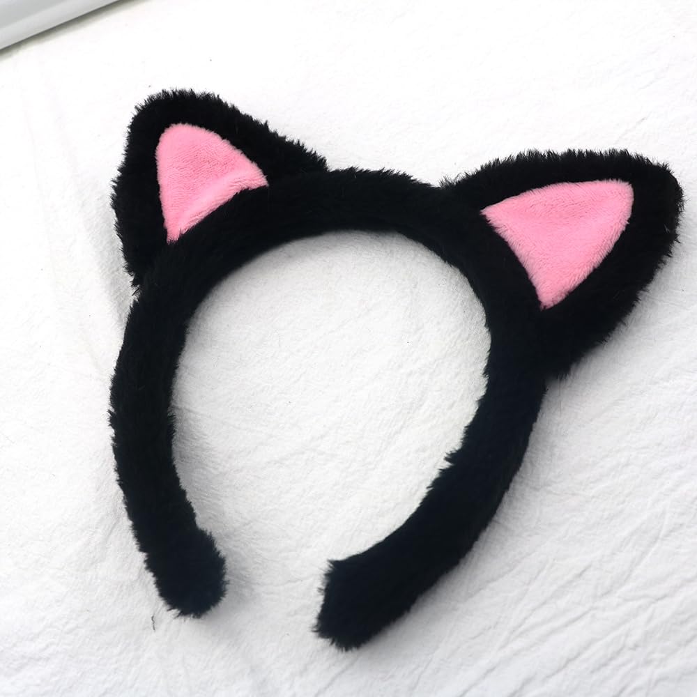 ajdvart headband in use during makeup showing hair kept back for cleaner application