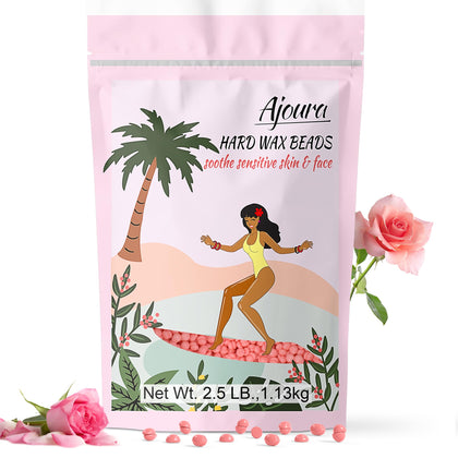 Ajoura front bag packaging showing 2.5 lb supply and rose scent benefits