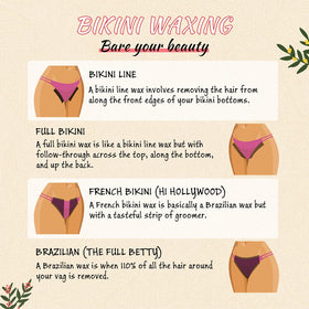 Ajoura application on bikini area showing gentle hair removal