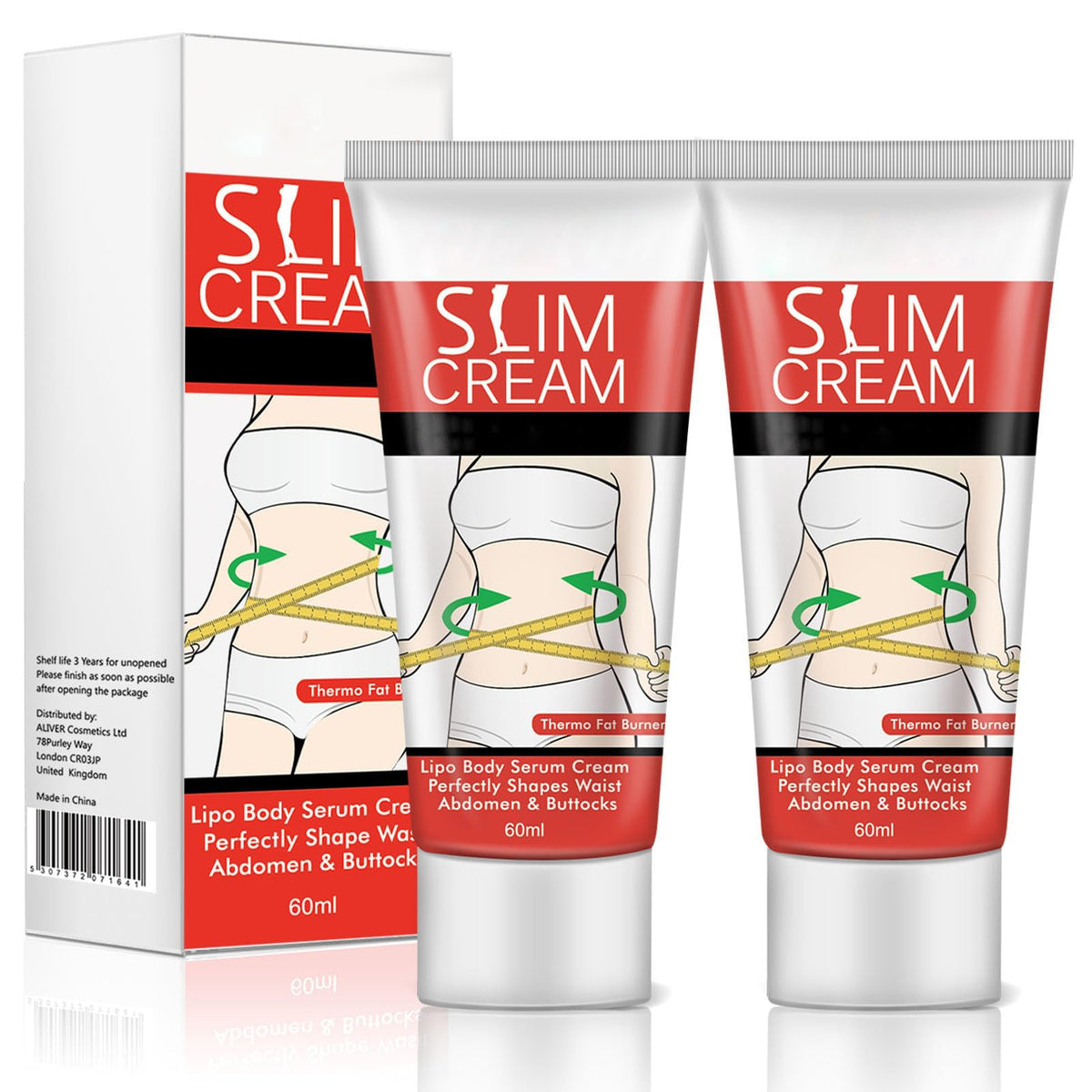 akareni front packaging showing two 60ml tubes and product benefits