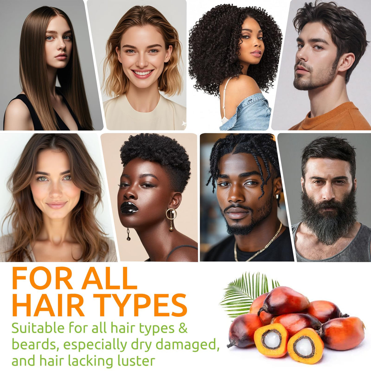 AKBAN before and after hair comparison illustrating fuller, smoother-looking strands