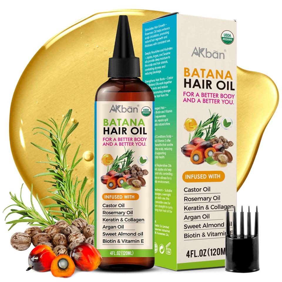 AKBAN front bottle showing label and 4 fl oz size, conveys trustworthy formulation