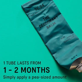 AKT application on underarm demonstrating easy, targeted cream-to-powder protection