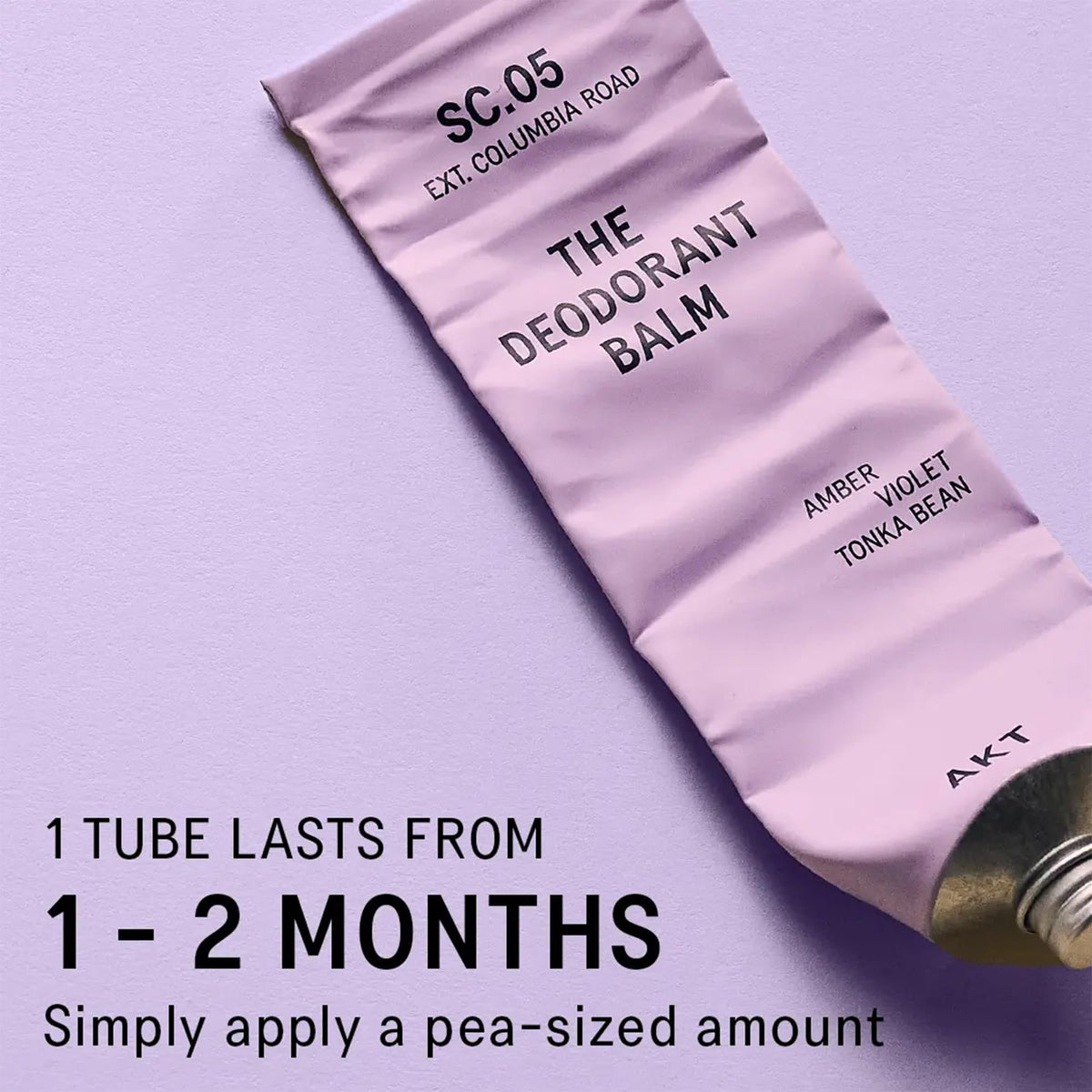 AKT deodorant application underarm demonstrating targeted, mess-free use