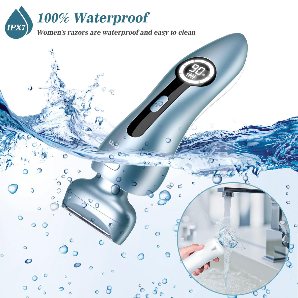 Akunbem detailed shot of 3-in-1 blades highlighting smooth, residue-free cutting performance