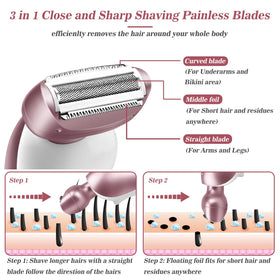 Akunbem detachable head closeup for easy cleaning and hygienic maintenance
