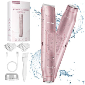 Akunbem front view showing compact pink groomer and controls for easy use