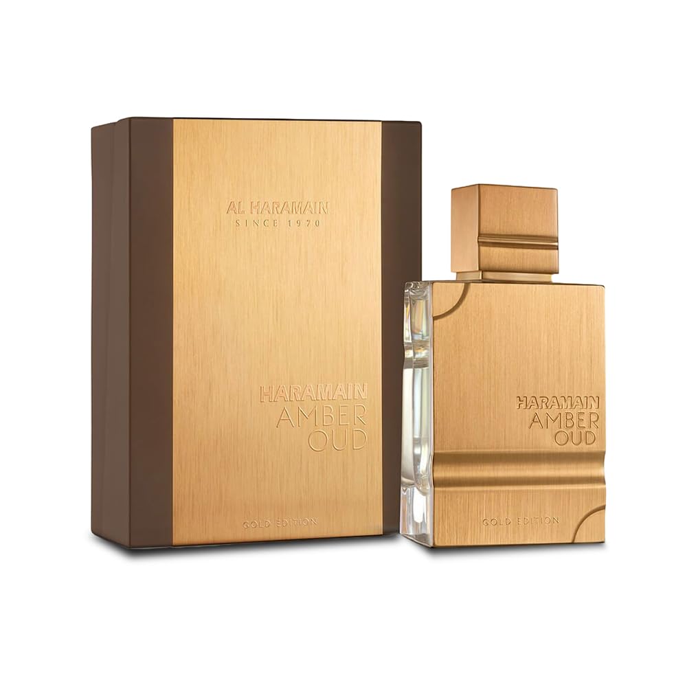 Al Haramain front bottle shot showing elegant design and premium presence