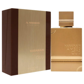 Al Haramain perfume spray in hand demonstrating easy application and size perception