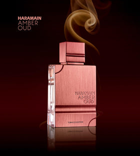 al haramain composition visual with tobacco and cinnamon showing scent cues benefit