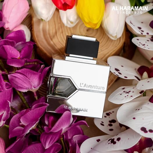 Al Haramain L'Aventure in urban outfit setting, suggests versatile everyday confidence