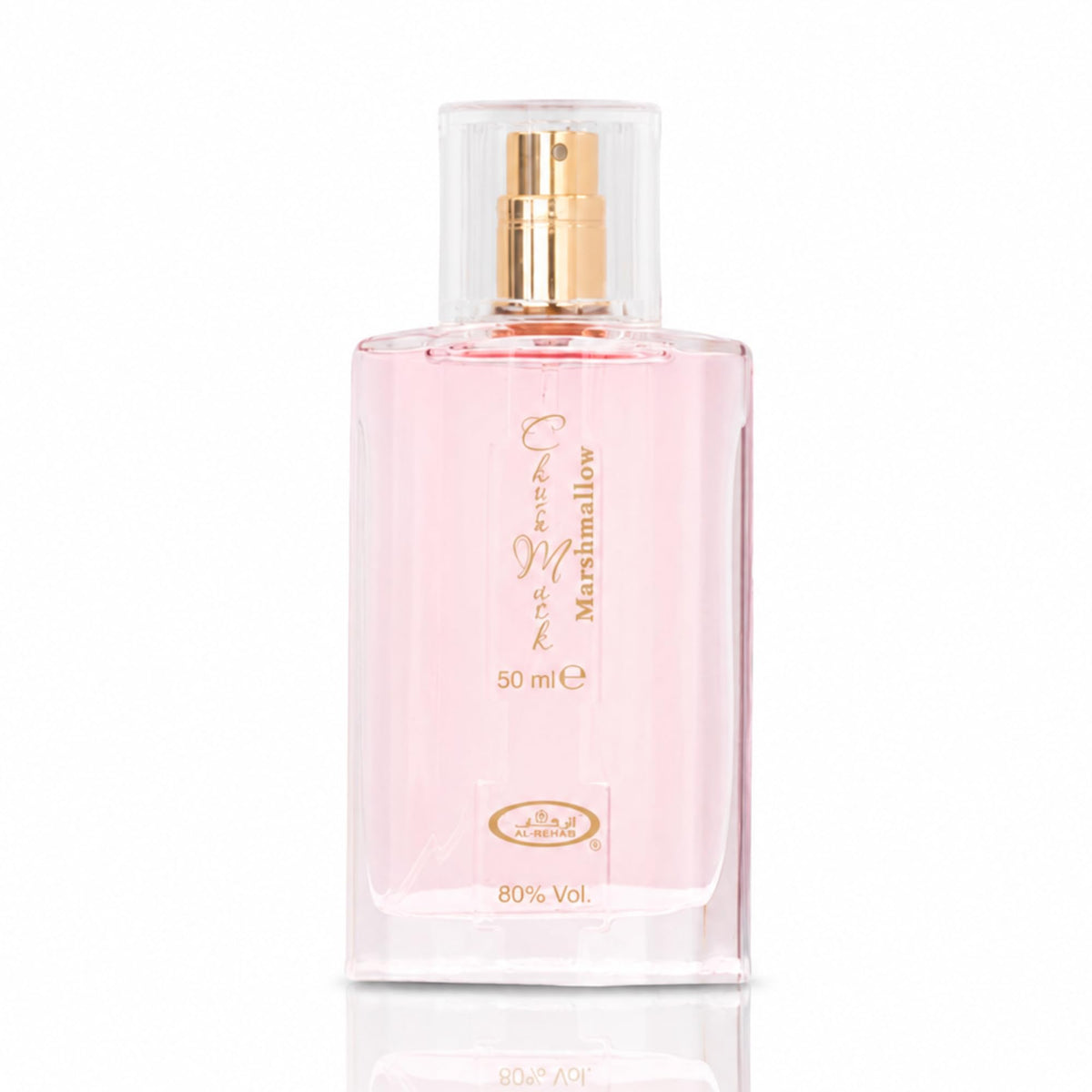 Al-Rehab front bottle view showing clean design and gourmand appeal
