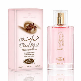 Al-Rehab close-up of side label highlighting fragrance notes and quality