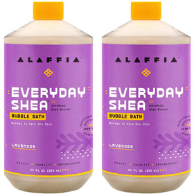 Alaffia front packaging showing lavender label and moisturizing benefits