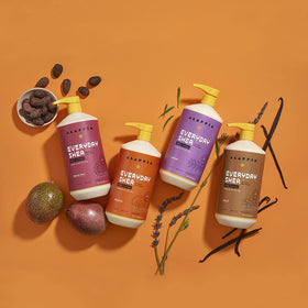 Alaffia ingredient label highlighting fair-trade and clean formula