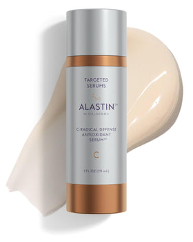 ALASTIN Skincare front bottle view showing sleek packaging and antioxidant benefits