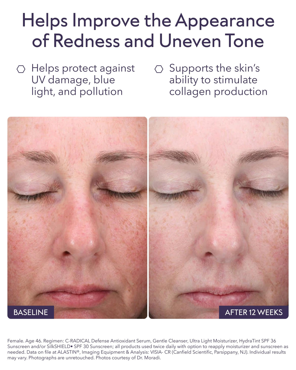 ALASTIN Skincare serum texture droplet illustrating smooth hydration and glow