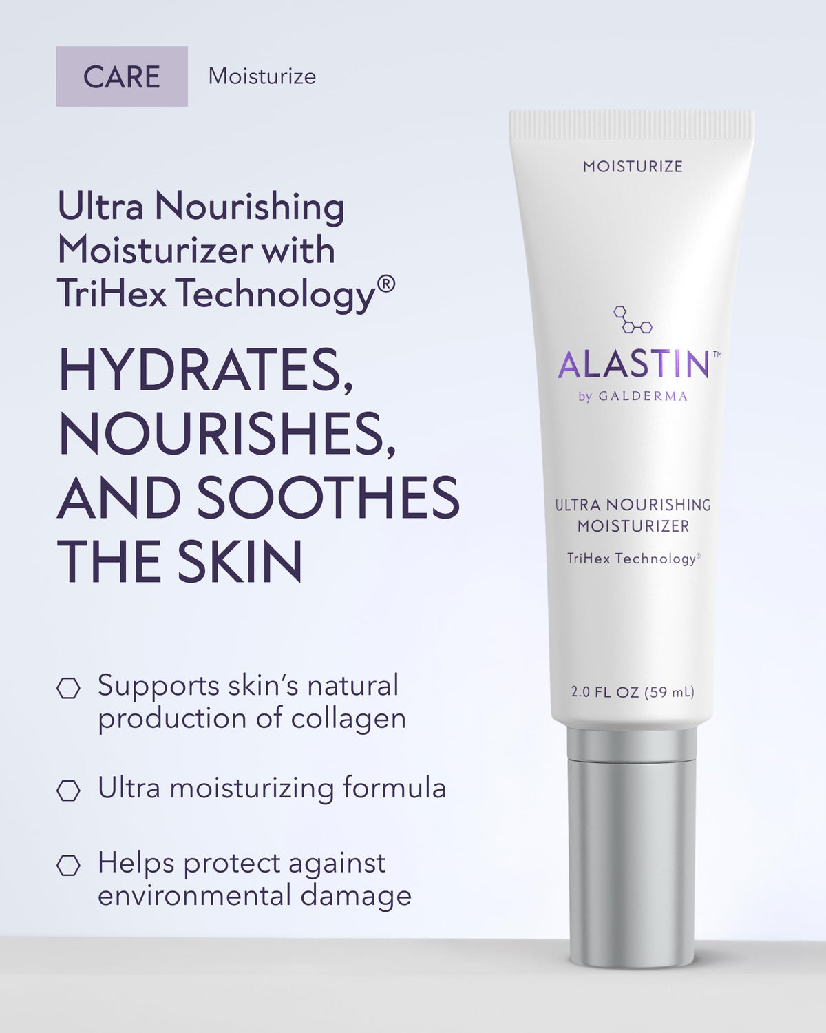 ALASTIN Skincare close-up of creamy texture delivering deep hydration