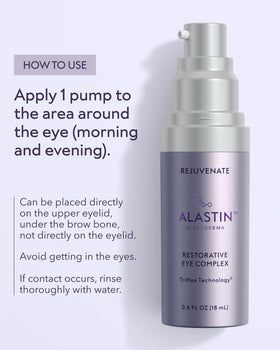 ALASTIN Skincare product label close-up shows usage and directions clearly