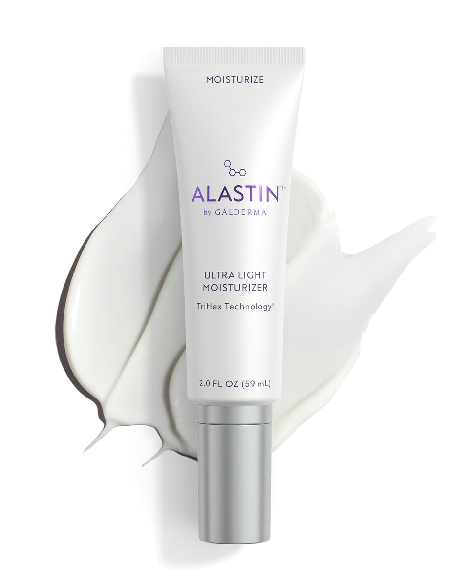 ALASTIN Skincare front packaging showing 2 oz moisturizer and clean branding, conveys trust