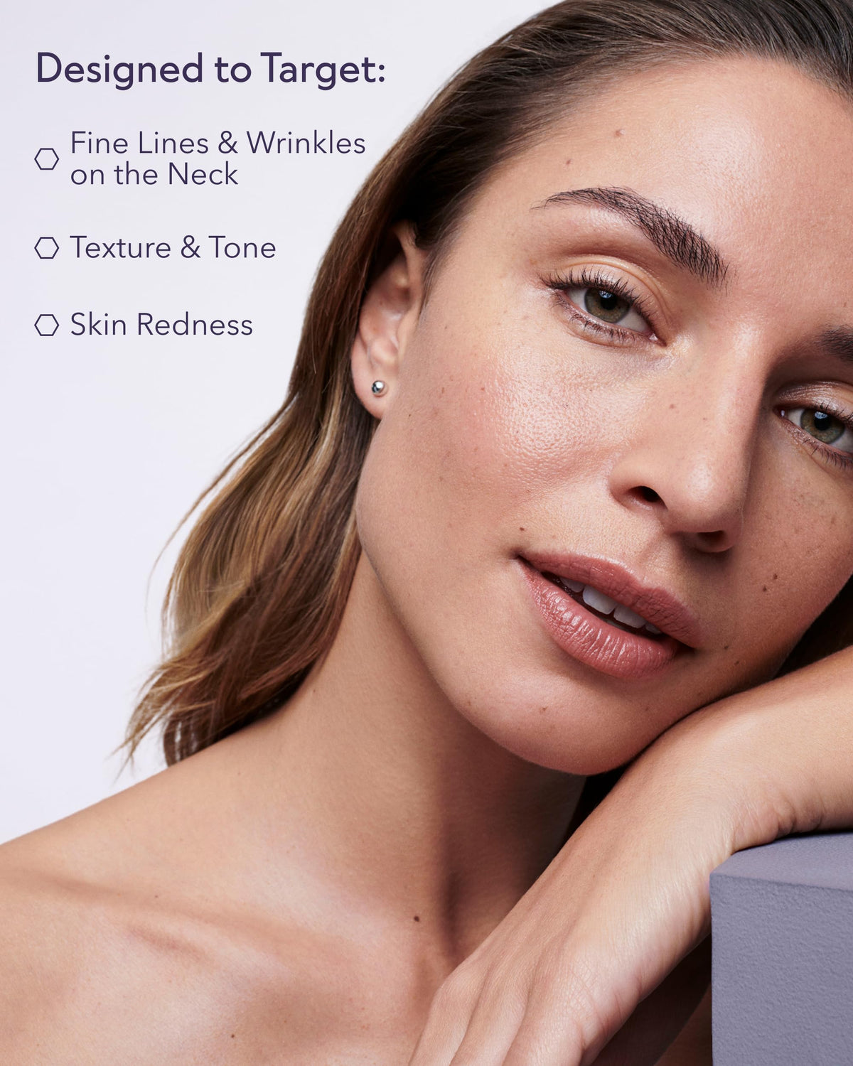 ALASTIN ingredient label showing TriHex Technology, communicates collagen-supporting formulation benefit