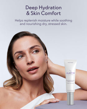 ALASTIN Skincare open jar with visible label for easy identification