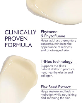 ALASTIN neck application demo with upward strokes, demonstrates gentle technique for firmer-looking skin benefit