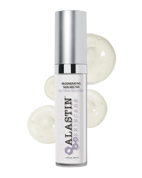 ALASTIN Skincare front packaging showing 1 oz bottle, clinical and travel-friendly