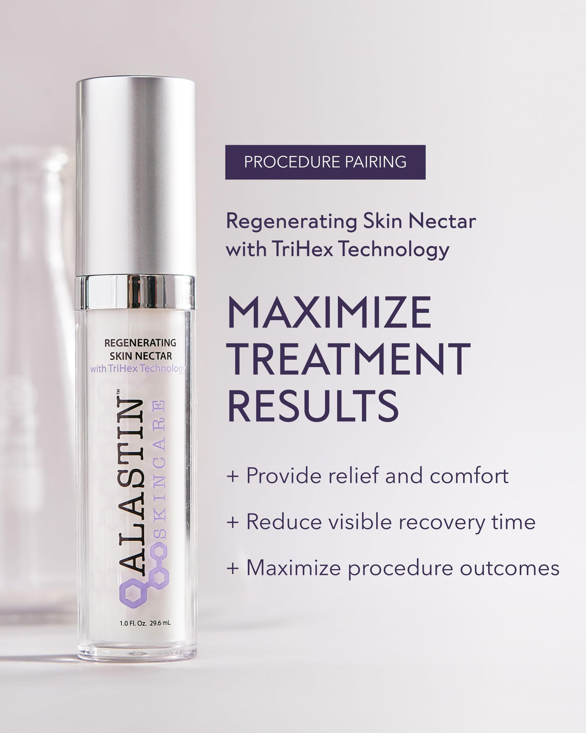 ALASTIN Skincare pump detail highlighting precise dispensing and hygienic delivery