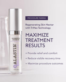ALASTIN Skincare pump detail highlighting precise dispensing and hygienic delivery