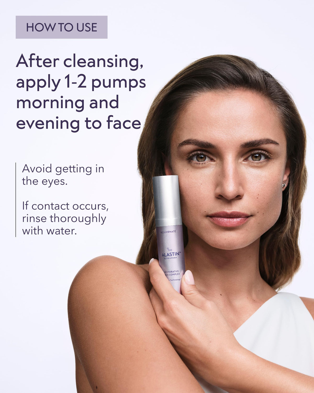 ALASTIN Skincare bottle styled on bathroom shelf suggesting daily routine convenience