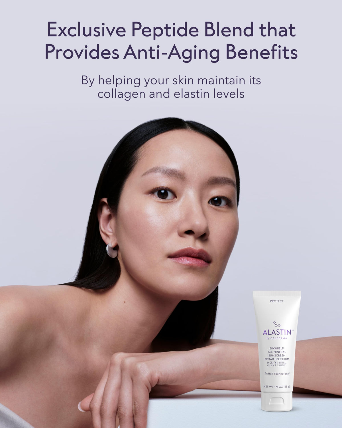 ALASTIN SilkSHIELD lotion texture close-up showing sheer, fast-absorbing finish