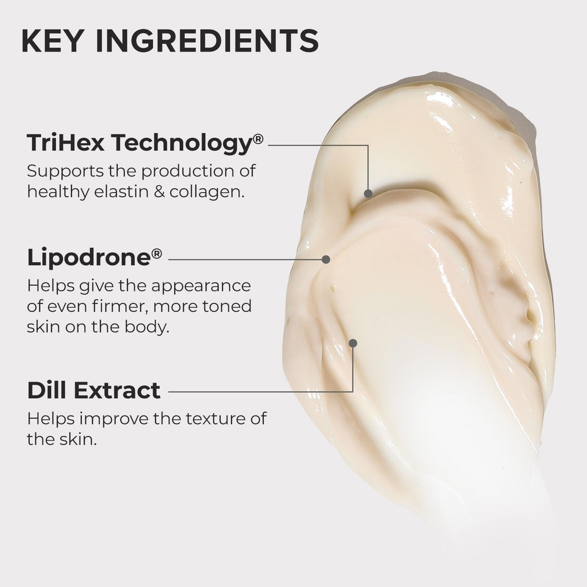 ALASTIN Skincare applying lotion to arm for firmer hydrated skin