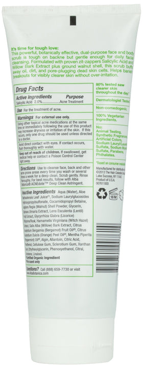 Alba Botanica bottle dispensing product to demonstrate easy pump use and control