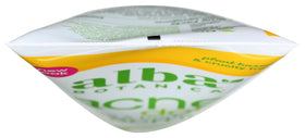 Alba Botanica bottle next to ruler for 8 oz size scale and travel visibility