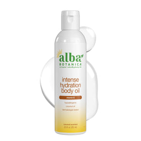 Alba Botanica front bottle showing label and hydration benefits