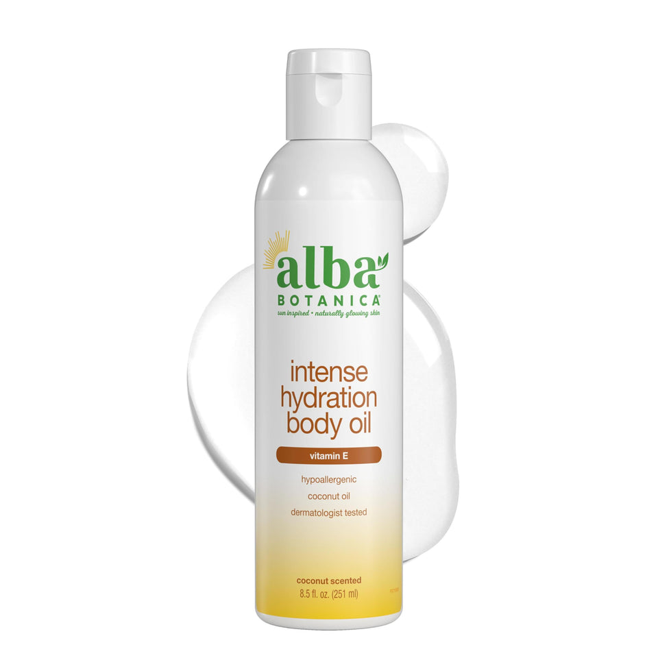 Alba Botanica front bottle showing label and hydration benefits