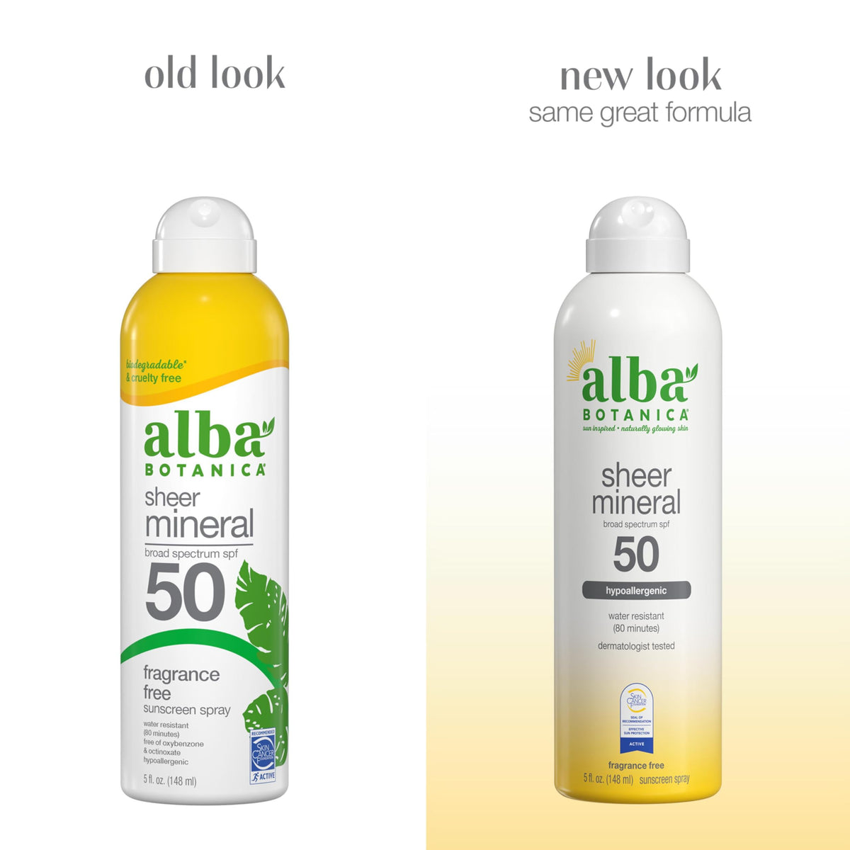Alba Botanica close-up of spray nozzle and mist texture for quick-dry feel